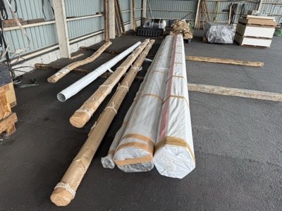 長尺物の輸送事例1